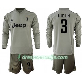 Juventus Dres CHIELLINI 3 Dječji Gostujući 2018/19 Dugim Rukavima